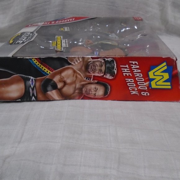 WWE The Rock Faarooq Elite Mattel Figure New 2-Pack Nation of Domination WWF WCW - Picture 3 of 5